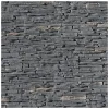 Kamenný obklad, Z BETONU, MESADA 1, tmavě šedá, 120 x 370 mm, tloušťka 25 mm, 0.44 m2