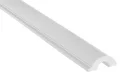 Koncový profil pre vodeodolný nástenný panel - pravý - 2700 x 31 x 13,2 mm - vlny