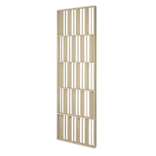 Dělící příčka JAPANDI, 520-2720 x 1800-2750 mm, (MDF), DUB SONOMA