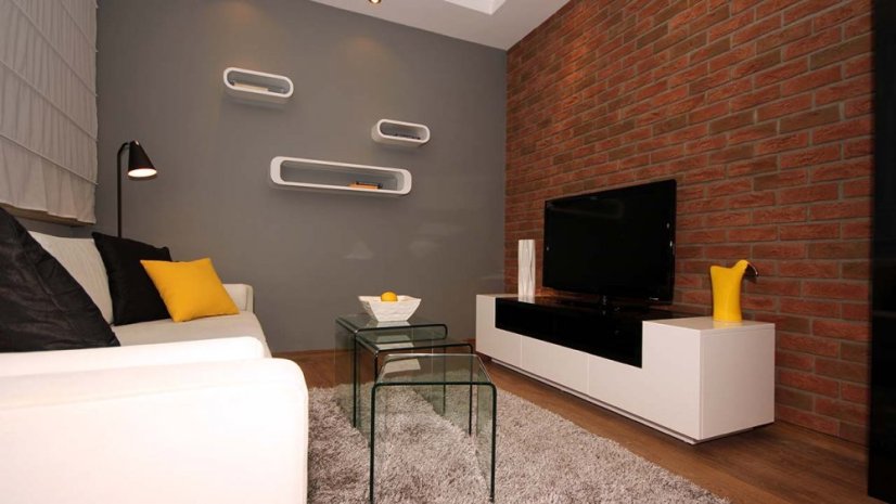 Cihlový obklad, Z BETONU, COUNTRY 640, hnědá, 205 x 62 mm, tloušťka 14-17 mm, 1 m2