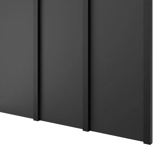 Designový obkladový panel JAPANDI (MDF), ČERNÁ, 24 x 300 x 2750 mm (0,825 m2)