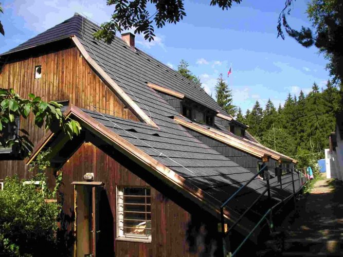 Drdlíkův dřevěný šindel, plastový šindel EUREKO DDS II