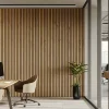 Koncový profil k voděodolnému lamelovému panelu (tři lamely) - levý - 2700 x 28 x 12 mm - DUB PŘÍRODNÍ
