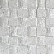 Stropní kazety pěněné bílé - IRIS / LEN, 495 x 495 x 10 mm