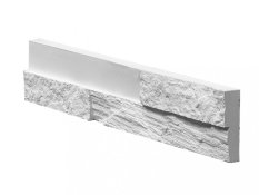 Sádrový obklad, ZE SÁDRY, TASOS 1, bílá, 380 x 75 mm, tloušťka 12-25 mm, 0.4 m2 Sádrový obklad, ZE SÁDRY, TASOS 1, bílá, 380 x 75 mm, tloušťka 12-25 mm, 0.4 m2