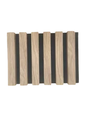 ATYPICKÝ PRODUKT - Akustický panel - DUB PRÍRODNÝ, MDF + FÓLIA FINISH 3D, ČIERNY akustický podklad FILC, 300 x 220 mm