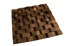 VZOREK - OŘECH 30 (30 x 30 mm) - NA SAMOLEPÍCÍM PODKLADU - rozměr vzorku: 90 x 90 mm