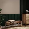 LINEA SLIM 3 drevené lamely na doske - botanic | čierna, 2650 x 150 x 30 mm