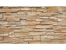Betonový obklad, Z BETONU, GRENADA 7, světle hnědá, 550 x 117 mm, tloušťka 22-38 mm, 0.32 m2