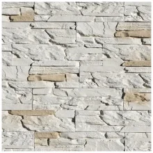 Kamenný obklad, ZE SÁDRY, KARAKUM 1, béžová, 92 x 370 mm, tloušťka 6 - 21 mm, 0.40 m2