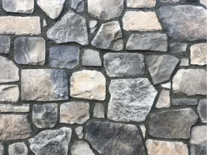 Kamenný obklad, Z BETONU, MIX Davos, různé odstíny šedé a hnědé, 150 – 500 x 100 – 300 mm, tloušťka 20 - 60 mm, 1 m2