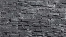 VZOREK - Betonový obklad, Z BETONU, MEXICANA 3 - graphite, šedá, tloušťka 10-30 mm
