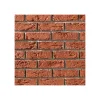 Cihlový obklad, Z BETONU, COUNTRY 718, červená, 205 x 62 mm, tloušťka 14-17 mm, 1 m2