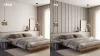 Designový obkladový panel JAPANDI (MDF), PÍSKOVĚ BÉŽOVÁ, 24 x 300 x 2750 mm (0,825 m2)