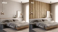 Dizajnový obkladový panel JAPANDI (MDF), DUBOVÁ DYHA, 24 x 300 x 2750 mm (0,825 m2)