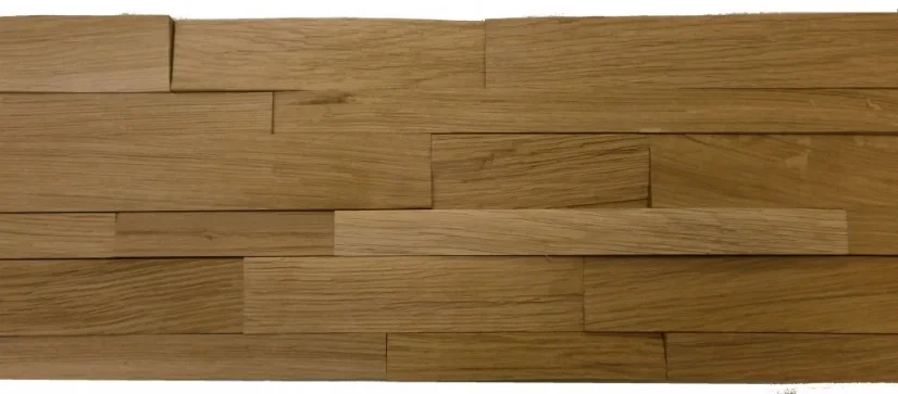 DUB ŠTÍPANÝ Stepwood ® Natural, 1250 x 210 mm (0,2625 m²) - obkladové panely na stěnu
