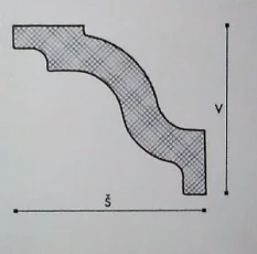 Lišta LX 60 - 45x40mm