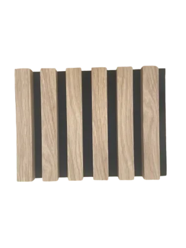 ATYPICKÝ PRODUKT - Akustický panel - DUB PRÍRODNÝ, MDF + FÓLIA FINISH 3D, ČIERNY akustický podklad FILC, 300 x 220 mm