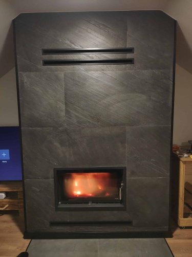 Kamenná dýha - Line Black, 1220 x 2800 x 3 mm