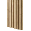 Drevené lamely ÚZKE na DYHOVANEJ doske (MDF), DUBOVÁ DYHA, 24 x 300 x 2750 mm (0,825 m2)