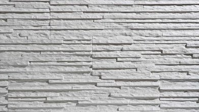 Betonový obklad, Z BETONU, PALERMO 1, bílá, 550 x 142 mm, tloušťka 10-26 mm, 0.62 m2