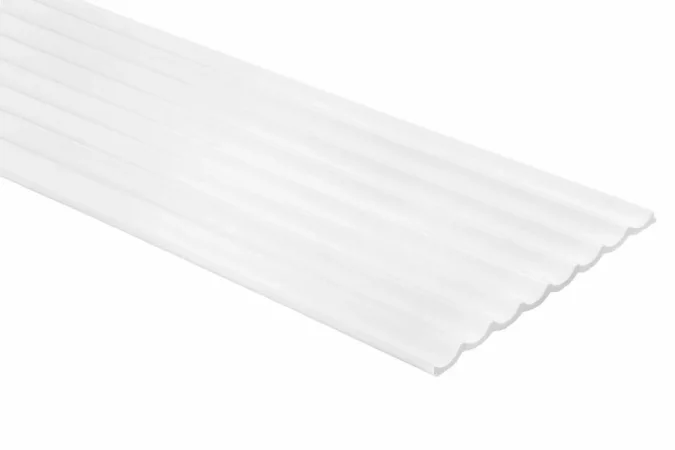 Bílé lamely z polymeru - design a voděodolnost