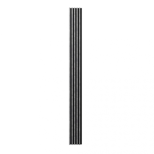 LINEA COMFORT 5 drevené lamely na doske - urban | čierna, 2650 x 246 x 30 mm