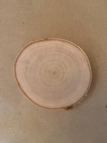 Dřevěné kolečko z břízy - střední (průměr 9-11 cm)