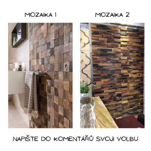 Dřevěná mozaika