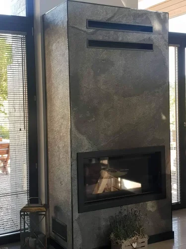 Kamenná dýha - Silver Grey, 1220 x 2440 x 3 mm