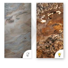 Kamenná dýha - Indian Autumn - transparentní, 1220 x 610 x 3 mm