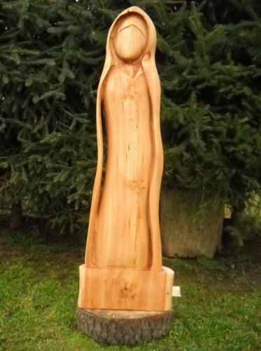 Postava PANNA 2 dřevořezba 120 cm