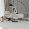Akustický panel ACOUSTIC LINE - glacier grey | čierna, 2650 x 245 x 22 mm, lamely MDF + FINISH FOLIE, akustický podklad FILC
