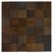 DUB TABÁK 50, jednotlivé kusy 50 x 50 mm (0,0025 m²) nebo samolepiaci panel 300 x 300 mm (0,09 m²) - drevená mozaika 3D