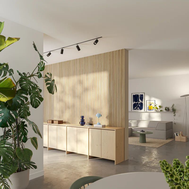 Dýhované MDF profily na stěnu Dýhované MDF profily na stěnu