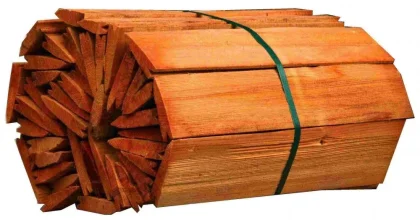 Valašský smrkový šindel, délka 50 cm, rovný