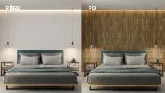 Lamelový panel AMSTERDAM - DUBOVÁ DYHA, ČIERNY podklad MDF, 600 x 600 x 11 mm Lamelový panel AMSTERDAM - DUBOVÁ DYHA, ČIERNY podklad MDF, 600 x 600 x 11 mm