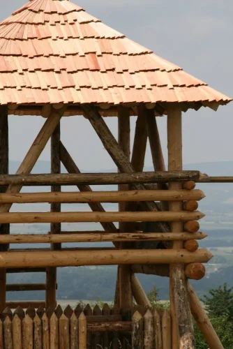 Keltské opidum, rozhledna, Strádonice, 2010