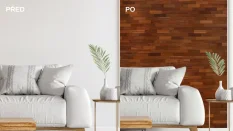 MAHAGON 200 (200 x 50 mm) - drevený obklad, lamela 3D