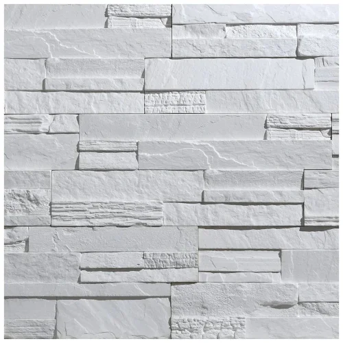 Kamenný obklad, ZE SÁDRY, MAYON 3, bílá, 200 x 500 mm, tloušťka 10 - 26 mm, 0.90 m2