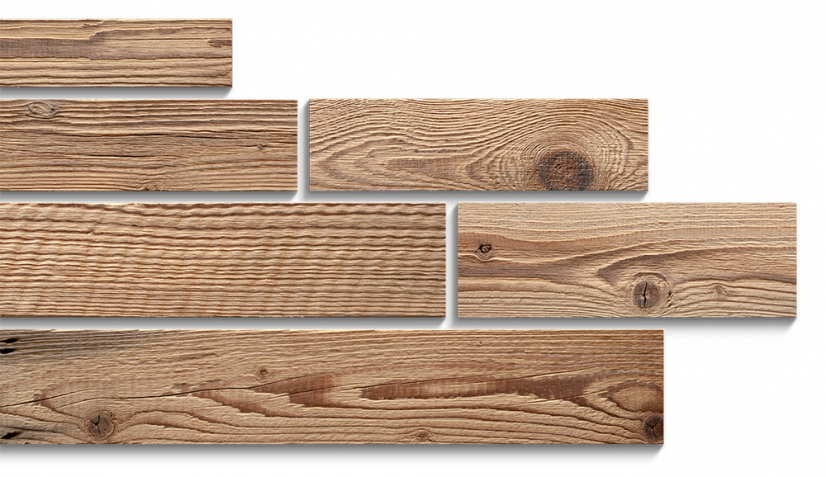 Obkladový panel z recyklovaného dřeva