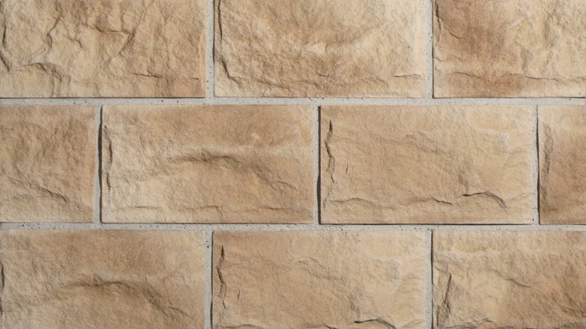 Betonový obklad, Z BETONU, ROMA 1, hnědá, 160 x 285 mm, tloušťka 16-27 mm, 0.75 m2