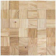 VZORKA - DUB 50 (50 x 50 mm) - 4 mm, brúsená (bez povrchovej úpravy) - veľkosť vzorky: 7 ks