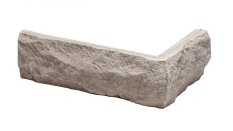 Betonový obklad, ROH, Z BETONU, AMSTERDAM 1 - BEIGE, šedá, 115 - 235 x 76 mm, tloušťka 9-25 mm, 0.26 m2