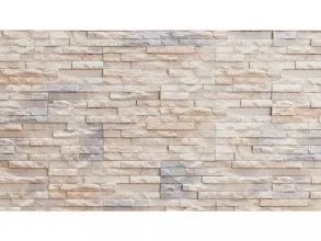 Sádrový obklad, ZE SÁDRY, HAMPTON 1, světlá, 385 x 130 mm, tloušťka 8-15 mm, 0.4 m2