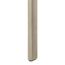 Otočné volně stojící lamely, DUB SONOMA, 30 x 70 x 2750 mm, MDF + FINISH FOLIE