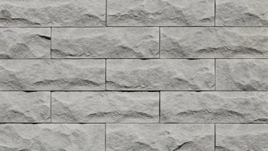 Betónový obklad, Z BETÓNU, AMSTERDAM 2 - GREY, stredne sivá, 76 x 260 mm, hrúbka 9-25 mm, 0.59 m2