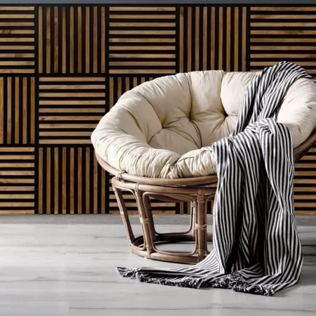 Dekorativní lamely - čtverce z lamel - horizontální a vertikální 