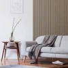 LINEA SLIM SINGLE - drevená lišta na stenu, dub, 2650 x 22 x 27 mm