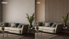 Systémový obkladový panel STRAMA PANELS - LAMELY DUB - ČERNÝ PODKLAD, dřevotřísková deska, dekorativní fólie, 12 x 600 x 2800 mm